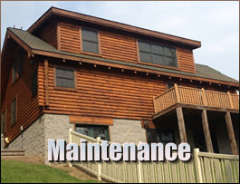  Windsor, Ohio Log Home Maintenance